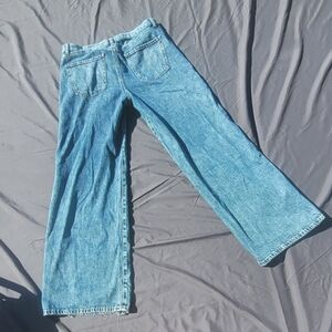 Low Rise Wide Leg Jeans